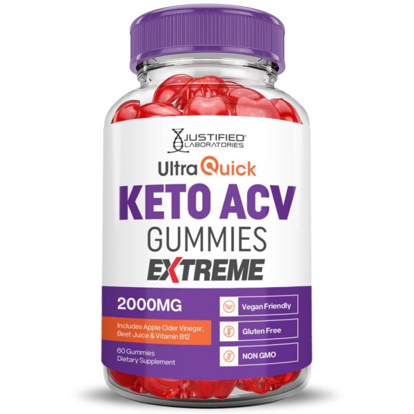 Gomitas Ultra Quick Keto ACV para dieta cetogénica