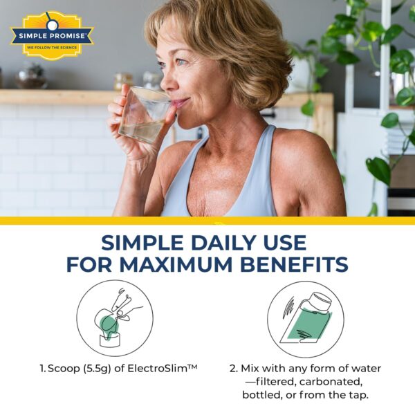 Simple Promise logo en producto