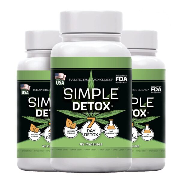 Paquete Simple THC Detox para limpieza rápida en 7 días