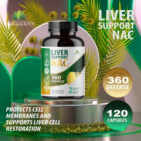 Cápsulas naturales detox y protección hepática