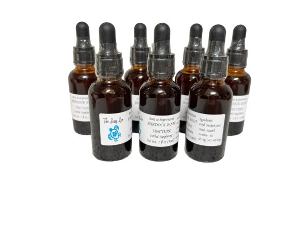 Tinctura genérica raíz de bardana suplementaria salud digestiva y sangre