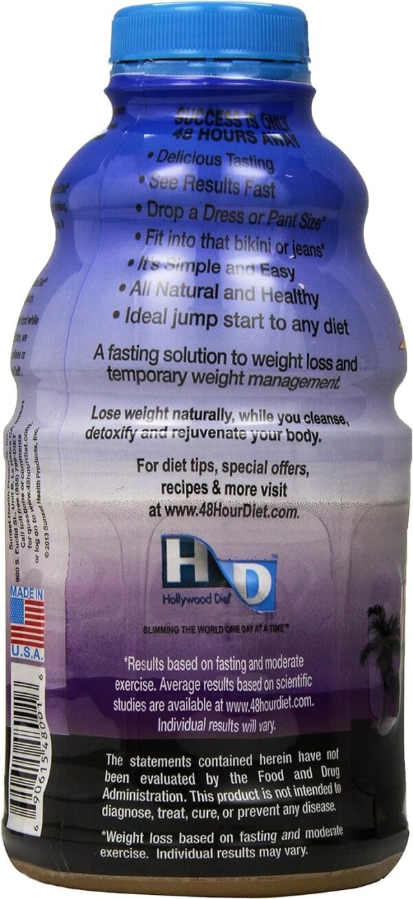 Envase de 32 onzas Hollywood Diet jugo detox saludable