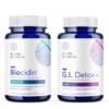 Paquete cápsulas Biocidin y GI Detox+ para limpieza corporal