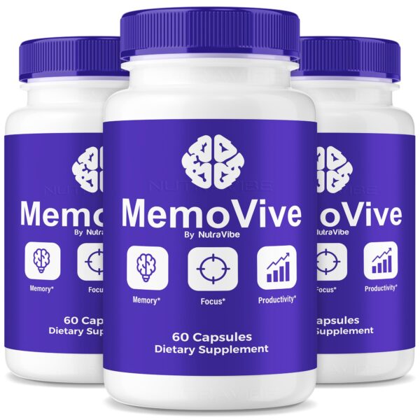 MemoVive cápsulas con ingredientes naturales