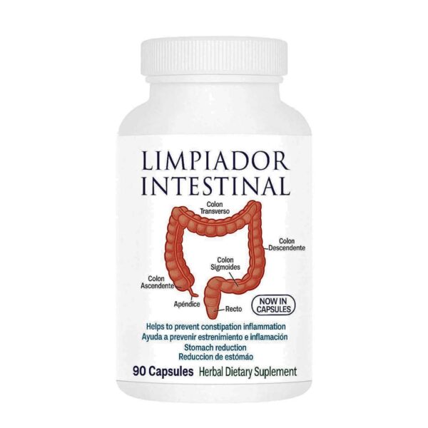 Frasco Manteniendo Tu Salud limpiador intestinal 90 cápsulas Frasco Manteniendo Tu Salud limpiador intestinal 90 cápsulas