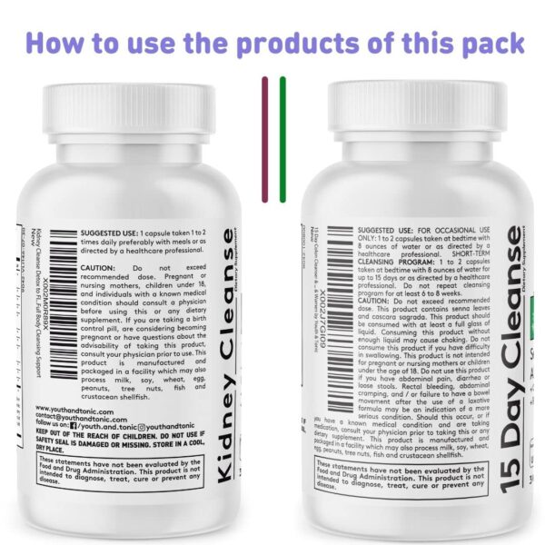 Producto herbal para limpiar colon, riñón y tracto urinario