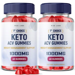 1st Choice Keto ACV Gomitas suplemento pérdida peso vinagre sidra