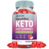 Ultra Prime Keto ACV gomitas 1000mg vinagre manzana paquete 60