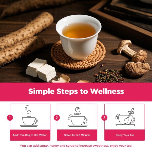 Té de fertilidad natural Laicuherb para salud reproductiva