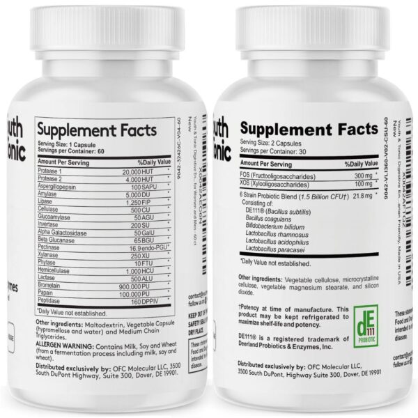 Suplemento para limpieza y salud digestiva Youth & Tonic 150 píldoras