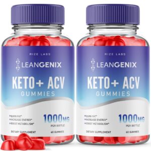Paquete gomitas Leangenix Keto ACV rize labs para perder peso