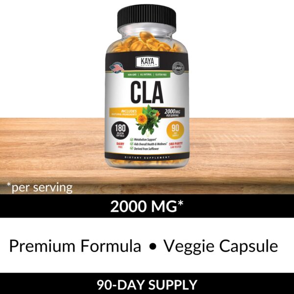 Suplemento versátil CLA Kaya Naturals para estilo de vida activo