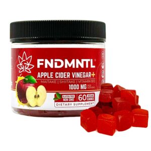 Gomitas FNDMNTL vinagre sidra manzana y hongos