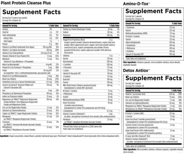 Bebida de proteína en polvo detox Designs for Health Plant Protein Cleanse