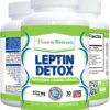 Power By Naturals Leptin Detox Cleanse cápsulas para colon e intestino