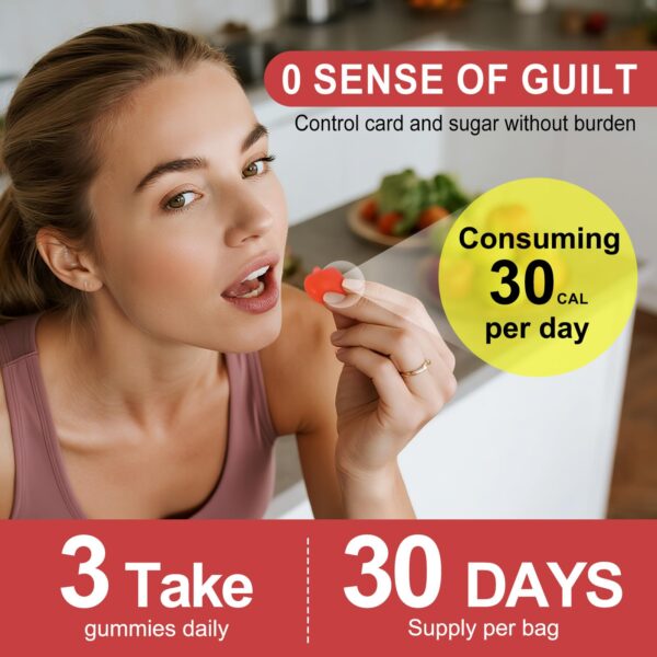 Gomitas rojas con sabor dulce