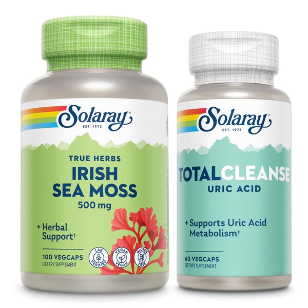 SUPLEMENTO SOLARAY musgo Irlanda y Total Cleanse salud articular