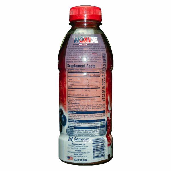 Pack 2 botellas NOXIDE detox natural con acai y té verde