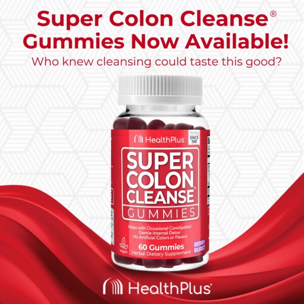Health Plus Super Colon Cleanse caja 60 cápsulas para detox intestinal