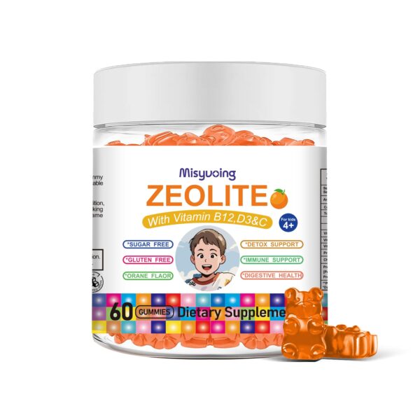 Gomitas zeolita molecular Misyvoing para niños y adultos 60 unidades
