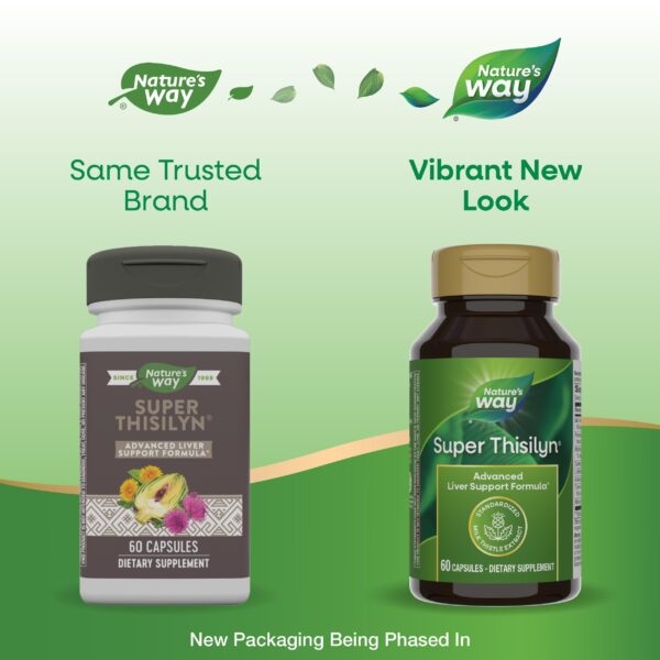 Botella Nature's Way cápsulas soporte función hepática sin gluten Botella Nature's Way cápsulas soporte función hepática sin gluten