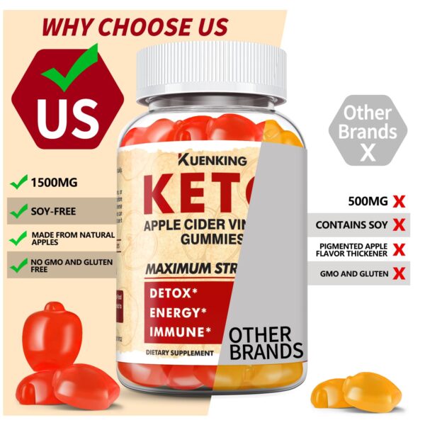 Keto ACV Gummies fórmula vegana y orgánica para bienestar diario