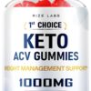 rize labs 1st Choice Keto ACV Gomitas paquete frontal
