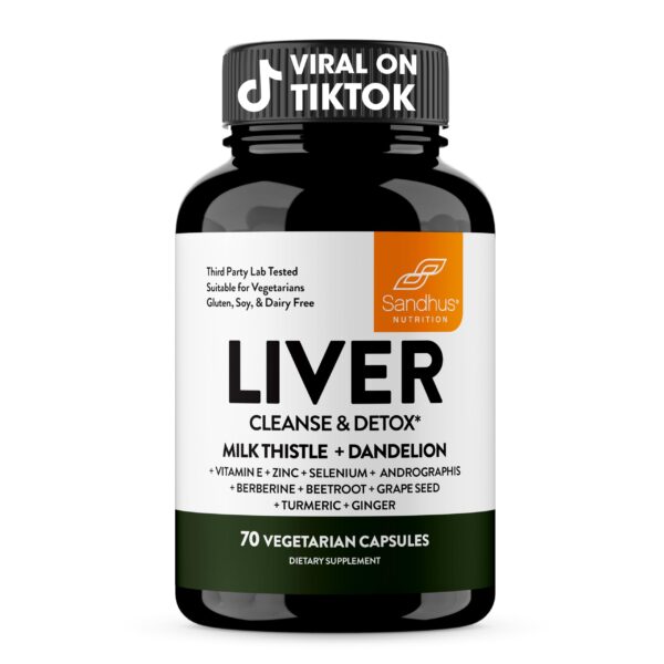 Producto detox hígado y riñón Sandhu’s con cápsulas