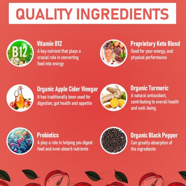 Gomitas vinagre de manzana y cúrcuma orgánica