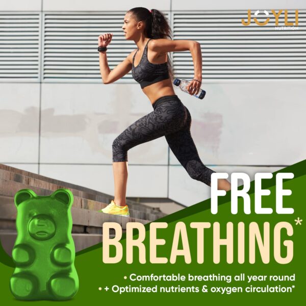 Gominolas sin azúcar JOYLI para apoyo natural de pulmones