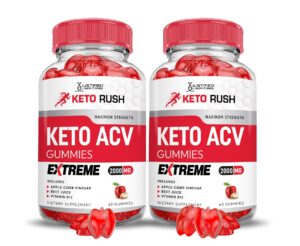 Paquete gomitas Keto Rush Keto ACV 2000mg 60 unidades