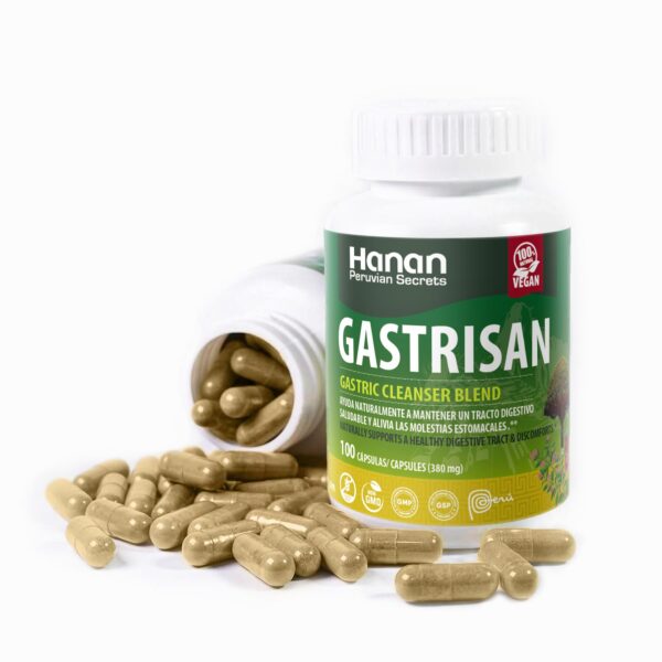 Etiqueta frontal de Gastrisan Gastric Cleanser Blend