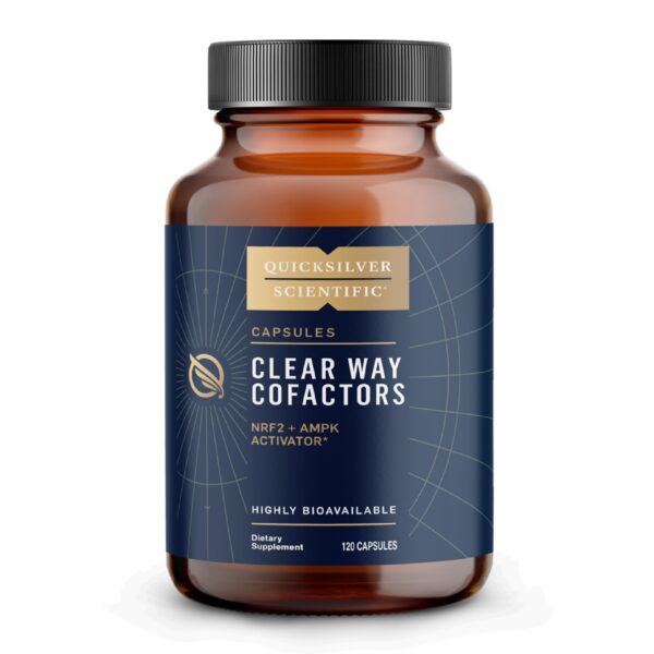 Quicksilver Scientific Clear Way Cofactors suplemento desintoxicación 120 cápsulas