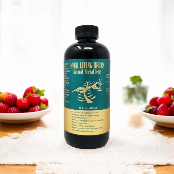 Envase Ever Living Herbs Detox para limpieza corporal natural
