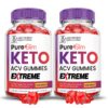 Gomitas Pure Slim Keto ACV Extreme paquete 2 envase frontal