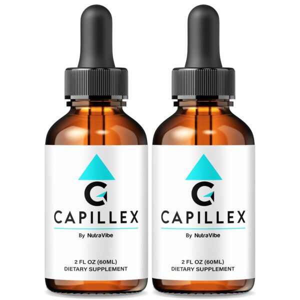 Frascos de Capillex Drops para crecimiento saludable del cabello