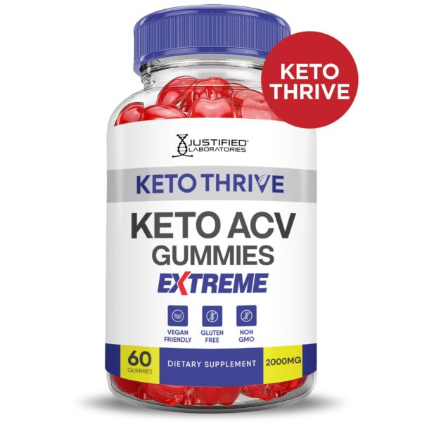 Paquete de gomitas Keto Thrive Keto ACV Extreme 2000mg