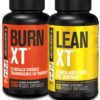 Burn-XT frasco frontal y etiqueta