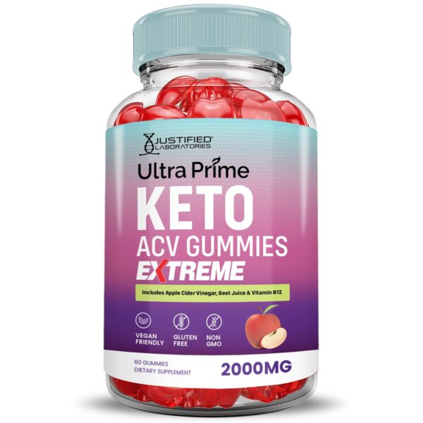 Ultra Prime Keto ACV gomitas veganas sin ingredientes genéticos