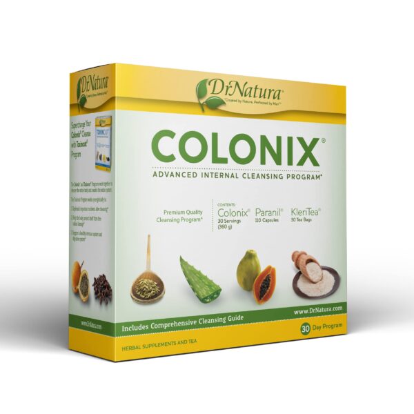 Kit limpieza colon DrNatura Colonix polvo psyllium y cápsulas
