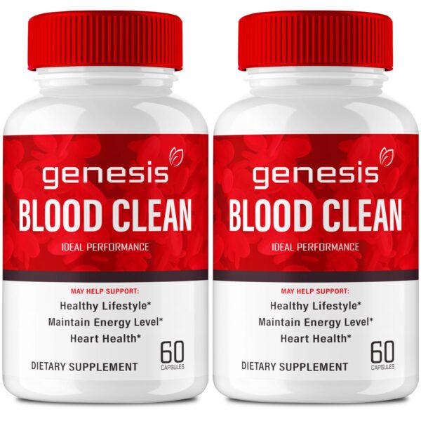 Genesis Blood Clean cápsulas fórmula avanzada paquete de 2
