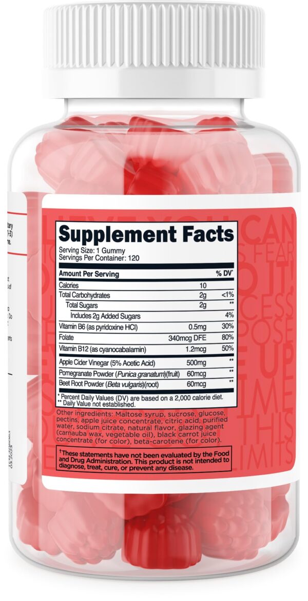 Frasco gomitas vinagre sidra manzana TransformHQ