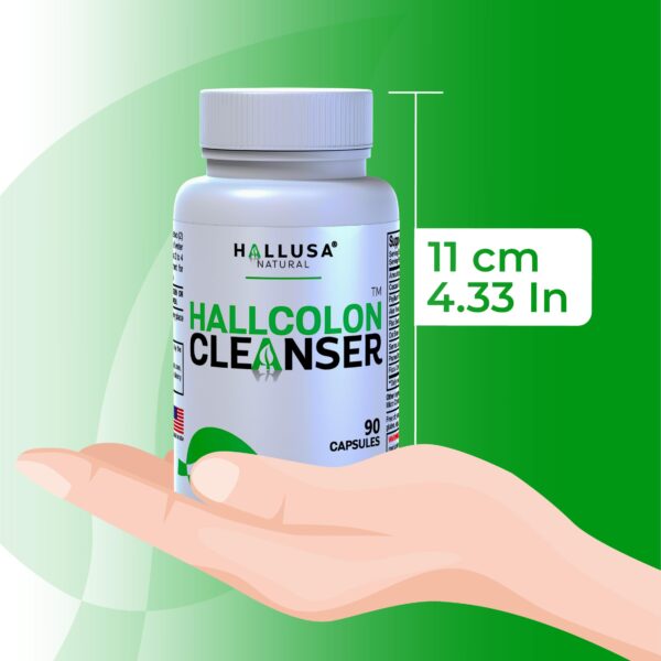 Cápsulas limpiezas Hallusa Natural Hallcolon vista superior