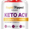 NutraRize Rapid Ripped Keto gomitas frasco frontal