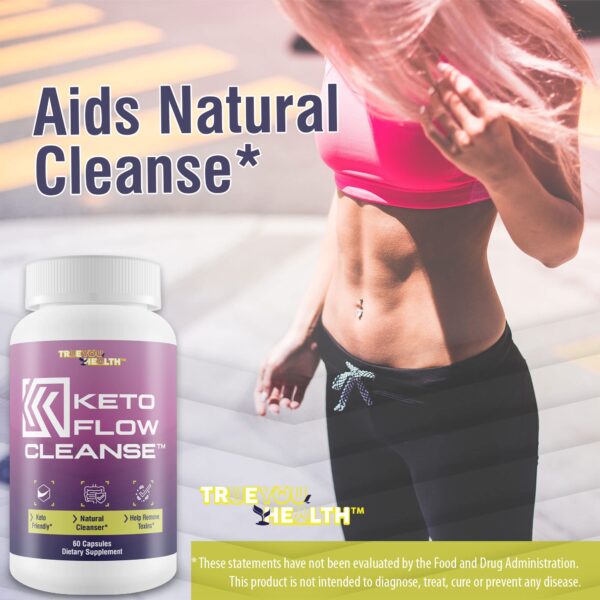 Suplemento keto flow cleanse con ingredientes premium para salud