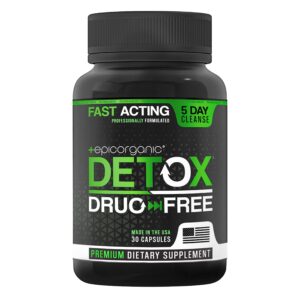 Epic Organicum detox limpieza 5 días cápsulas para colon