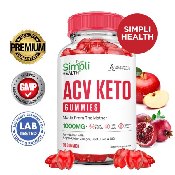 Simpli Health gomitas keto acv fórmula avanzada