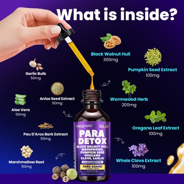 Detalle ingredientes extracto digestivo MEGNETA Detalle ingredientes extracto digestivo MEGNETA