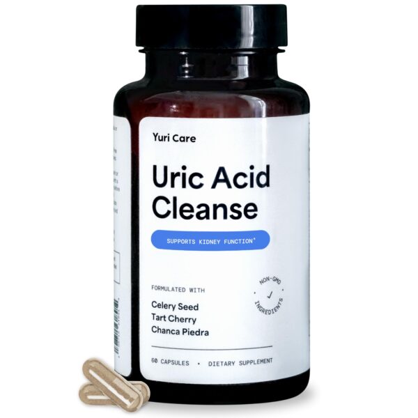 Suplemento Yuri Care para limpieza de ácido úrico y salud renal
