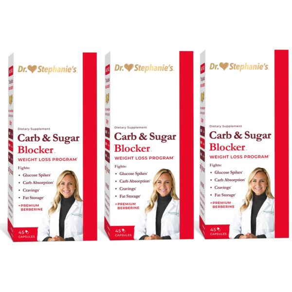 Pharmaganics bloqueador de carbohidratos y azúcares botella frontal